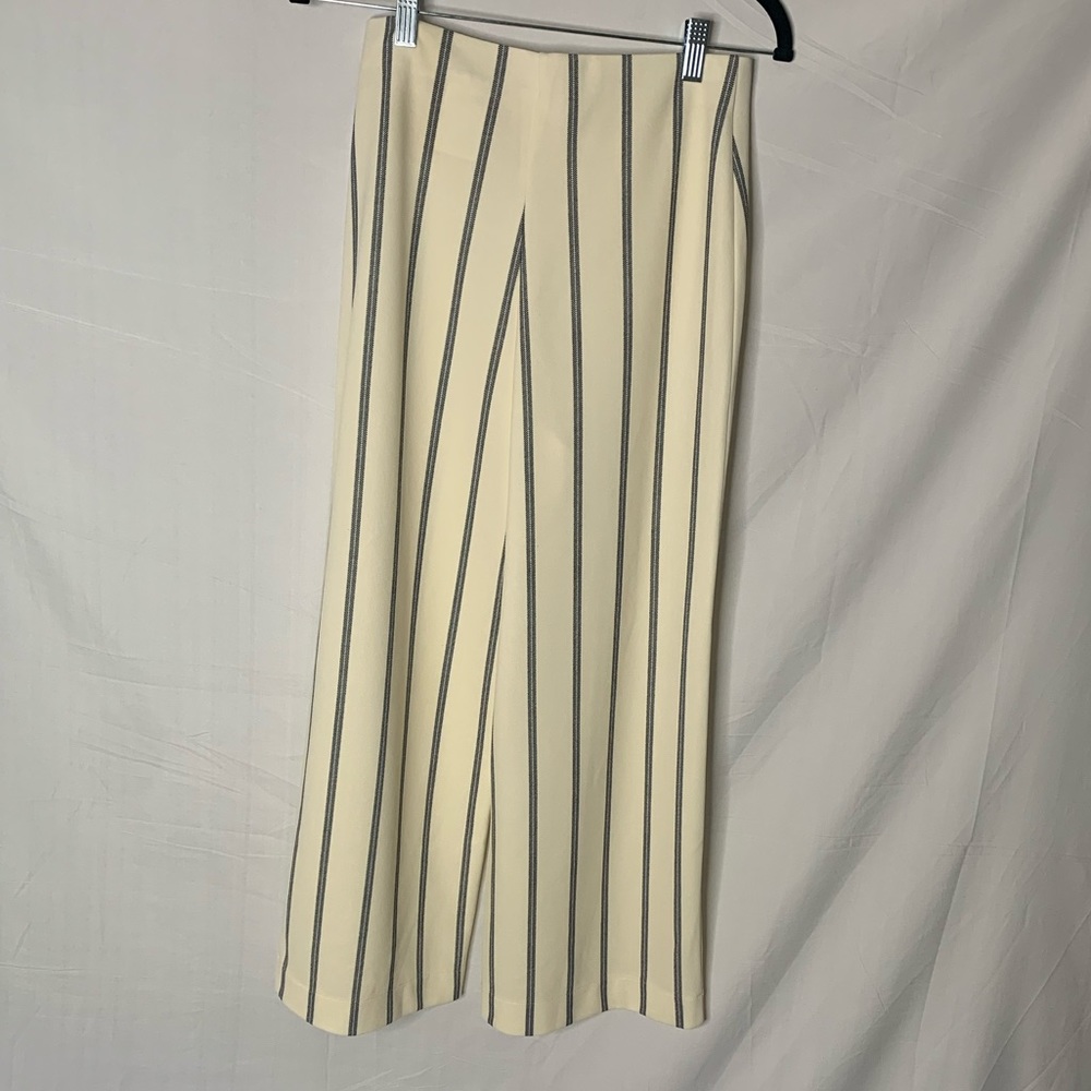H&M WIDE LEG STRIPPED PANTS